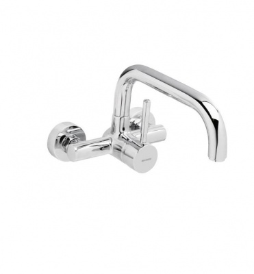 Tau Wall Mounted Kitchen Sink Tap